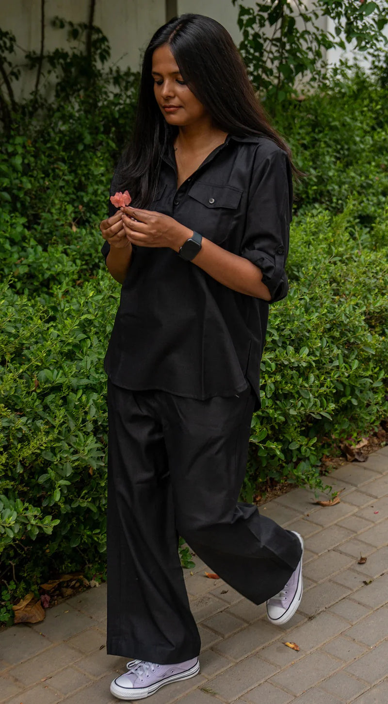 "Maira" — Premium Pure Cotton Minimalist Co-ord Set