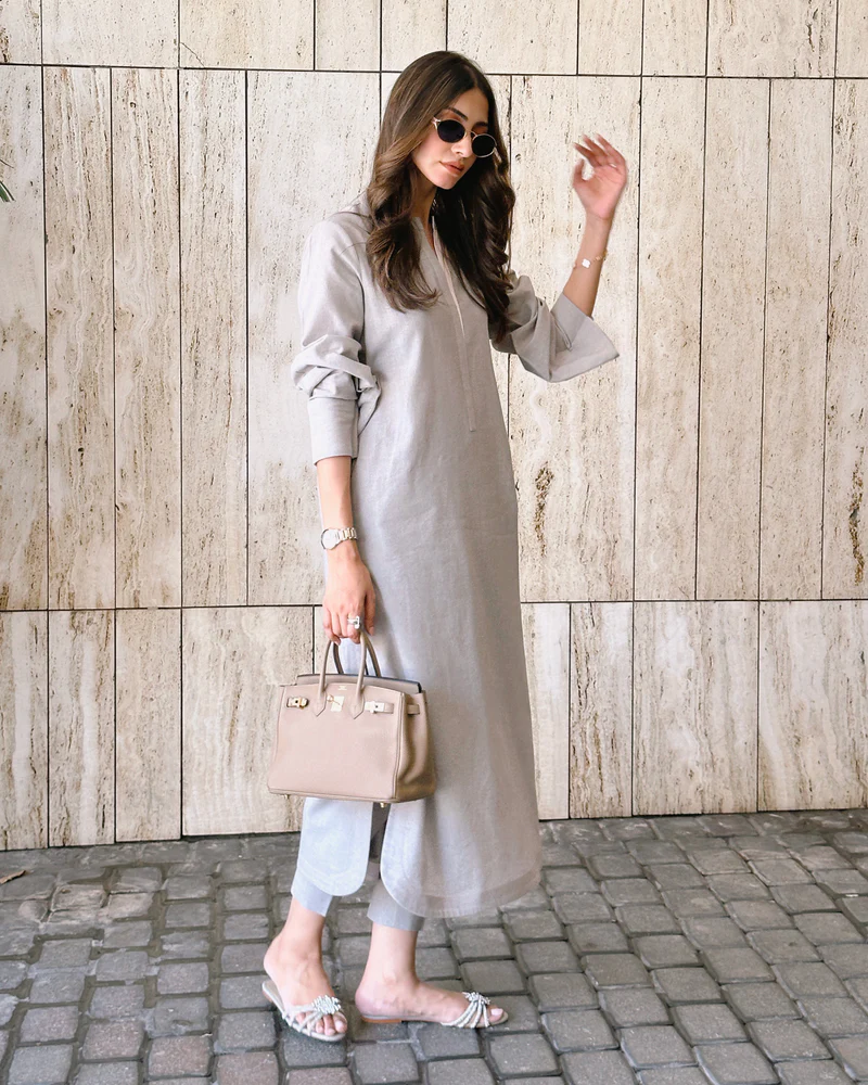 The Lira's Linen Summer Drop |Linen Kurta Set | Dhirai