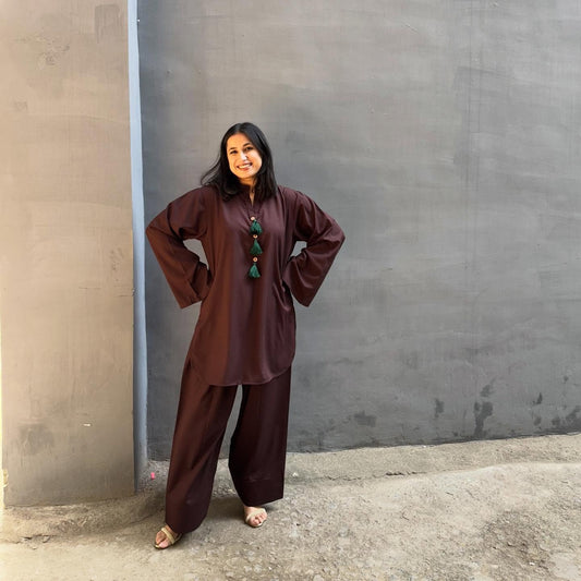 The Meher Set | Cotton Farshi Suit Set | Dhirai