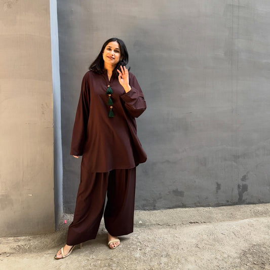 The Meher Set | Cotton Farshi Suit Set | Dhirai