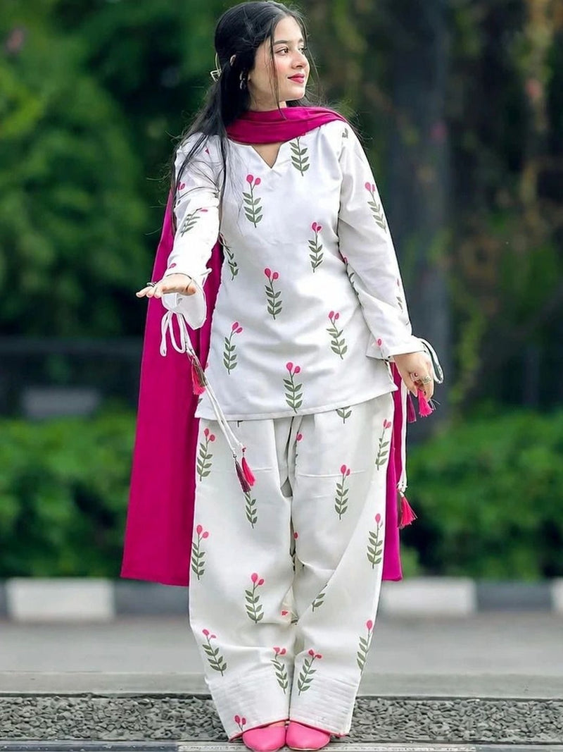 Kashvi Cotton Farshi Salwar Suit Set