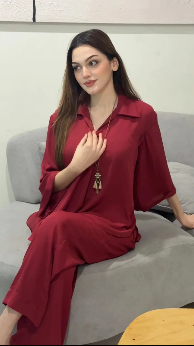 "Riva" — Premium Flowy Rayon Co-ord Set