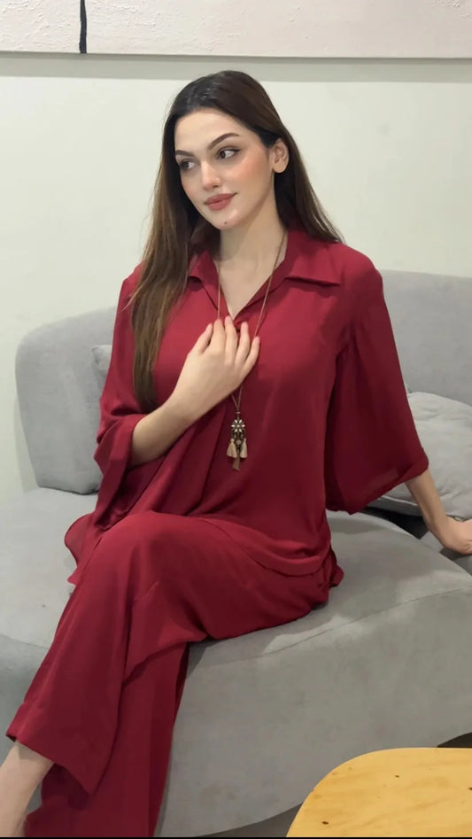 "Riva" — Premium Flowy Rayon Co-ord Set