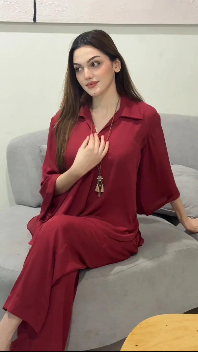 "Riva" — Premium Flowy Rayon Co-ord Set