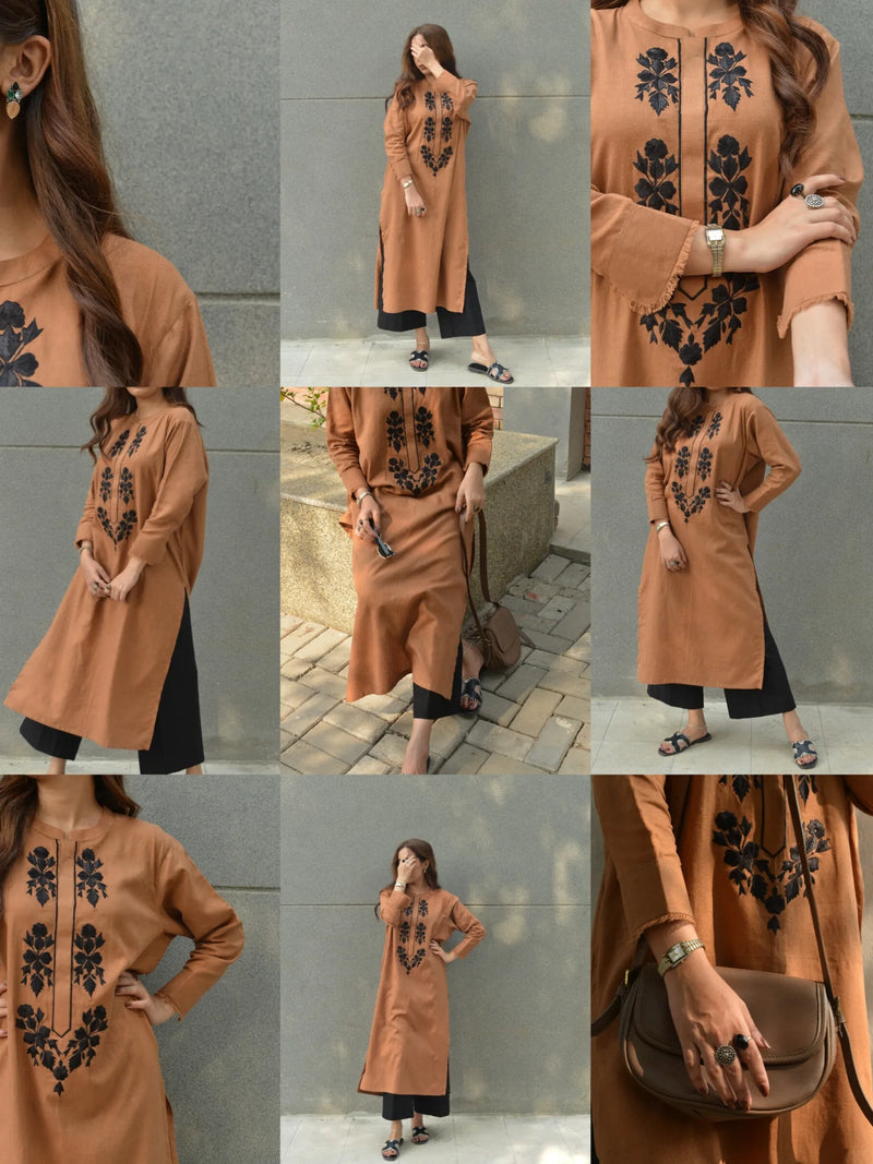 Embroidered Cotton Kurta Set for Women | Elegant Ethnic Kurta Set | S–5XL